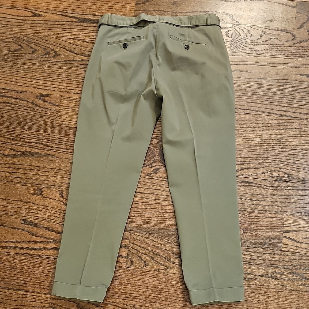 Banana Republic Avery Pant Olive Green Size 4 - Picture 3 of 13